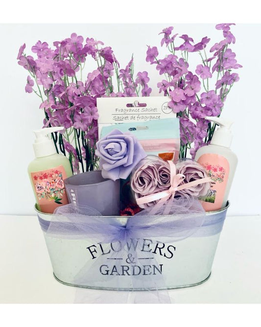 SPA BASKET LAVENDER