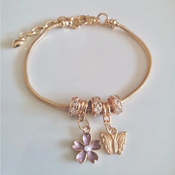 CHARM BRACELET "BUTTERFLOWER"