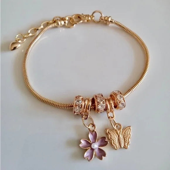 CHARM BRACELET "BUTTERFLOWER"