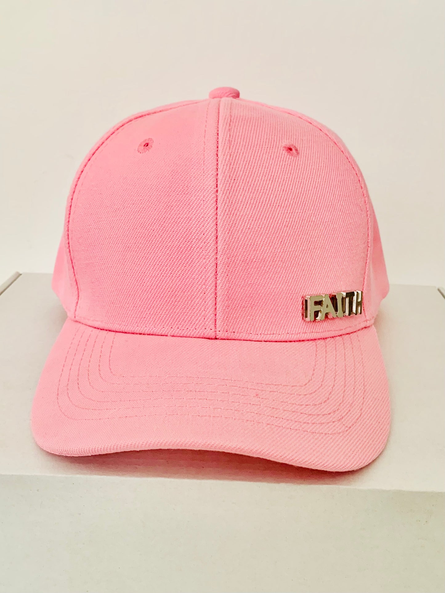 EMBELLISHED CAP "FAITH".  PACKAGE OF 6 CAPS.  $11.90 UNIT PRICE.