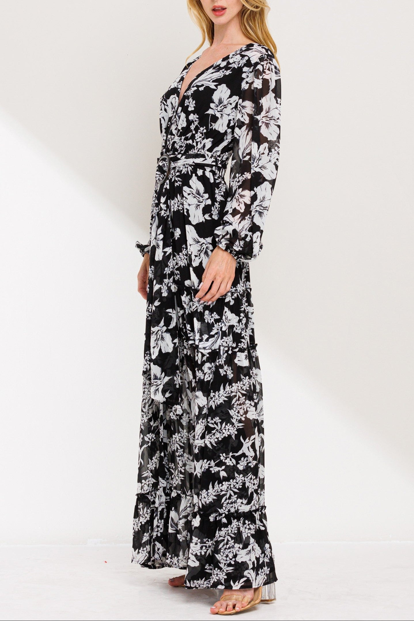 Floral Print Maxi Dress