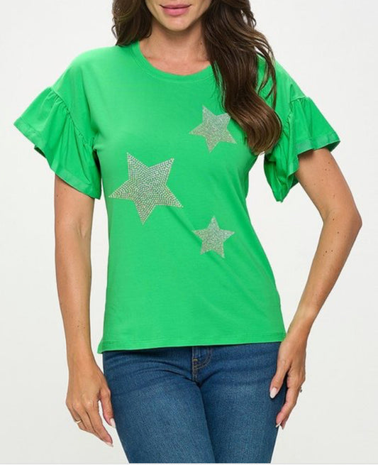 GRAPHIC TOP T2052. PACKAGE 3 TOPS 1S 1M 1L. $8.90 UNIT PRICE