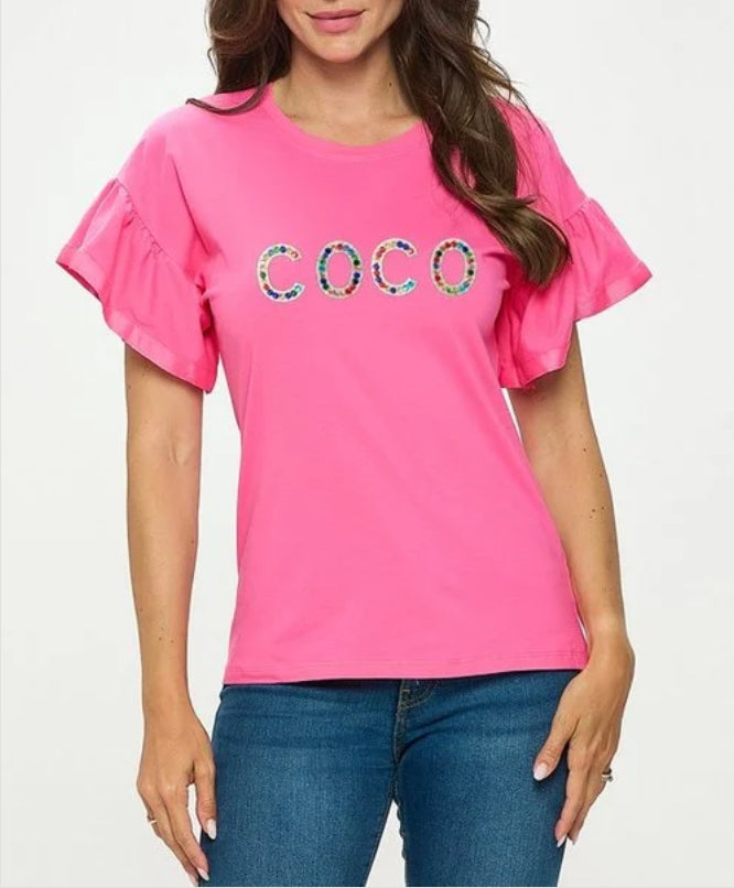 GRAPHIC TOP T2030. PACKAGE 3 TOPS 1S 1M 1L. $8.90 UNIT PRICE