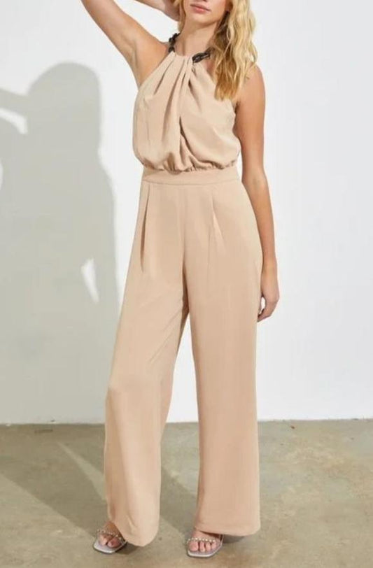 JUMPSUIT J2513.  PACKAGE 5 JUMPSUITS  S(1), M(2), L(1), XL(1).  $18.00 UNIT PRICE