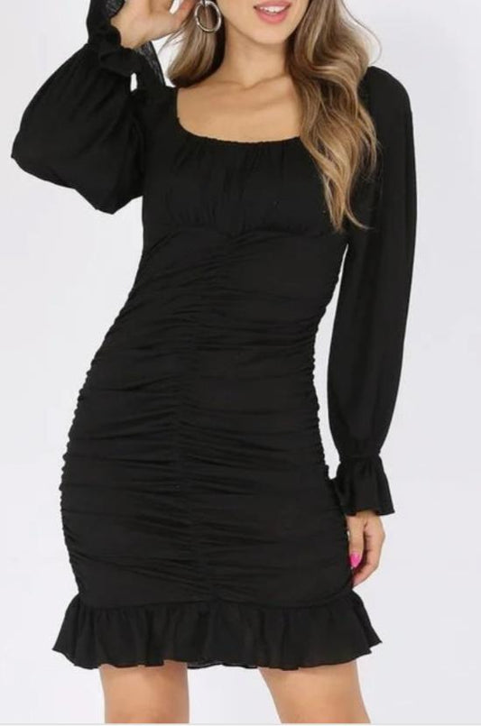 DRESS D144.  PACKAGE 6 DRESSES S(2), M(2), L(2).  $16.00 UNIT PRICE